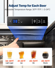 Beer Kegerator  Triple Tap Commercial Draft Beer Dispenser For D System  160l
