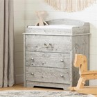 South Shore Aviron 3 Drawer Baby Changing Table In Seaside Pine