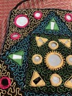 Vintage Kutch Tribal Mirror Work Crossbody Bag Boho Festival Shisha Embroidered
