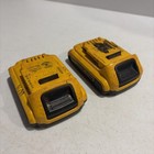 X2 Dewalt Dcb203 20v Max Batteries 2 0ah Lithium Ion  20 V