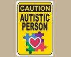 Autism Awareness Street Road Traffic Sign  Sensory Friendly Special Needs Sign