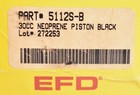 15 Count Efd Neoprene Dispensing Syringe Black Barrel Pistons 5112s-b