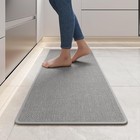 Kitchen Rugs Kitchen Mats For Floor Non Slip Washable Gray 17 x47    Super