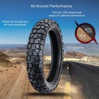 Tusk Waypoint Adventure Tire Set 130 80-18 And 180 80-14 For Yamaha Tw200