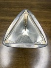 Vintage Godinger Silver Plated Triangular Photo Frame   Pen Holder Made In 1991