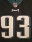 Nike Game Worn Used Philadelphia Eagles Milton Williams Jersey 2022 Black Gamer