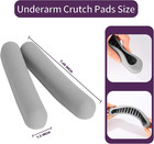 Replacement Crutch Pads  2 Pack Crutch Padding  Underarm Crutch Pads  Replacment