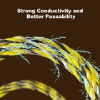 400mhigh Visibility Electric Fence Rope Stainless Steel 6 Strand For Farm Garden