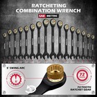 Sedy 132pc Mechanics Tool Set Sae Metric 1 4 3 8 Drive Socket Wrench Kit