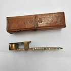 Antique Harrison Brass Sovereign Scales In Original Box