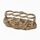 Vintage antique Victorian Brass Matson Gold Tone Ormolu Vanity 4 Lipstick Holder