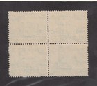    egypt   King Farouk 30m   overprint  Year 1953   Scoot  310   Block Of 4
