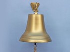 Antique Brass Hanging Ship s Bell 18 