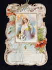 Victorian 1901 Diecut Calendar - The Angel s Song