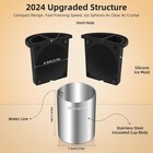 Clear Ice Cube Maker - 2 5  Ball - Stainless Steel Clear Ice Maker Whiskey  new 