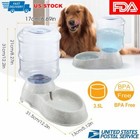3 5l 1 Gallon Pet Dog Cat Waterer Seft Dispenser Drink Water Feeder Gravity Bowl