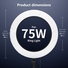 Neewer 18  Video Light Softbox Diffuser For Ring Fluorescent Light Flash Light