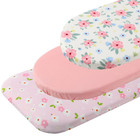 Bassinet Sheets Set 3 Pack For Baby Girl  Stretchy Soft Jersey Knitted Fitted Sh