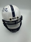 Lenny Moore Signed  penn State Lions  Mini Football Helmet Coa And Matching Holo