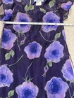 California Concepts Girls Dress Size 8 Purple Floral Sheer With Lining Usa