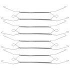 4 Pcs Invisible Spring Hook Plate Hanger Hangers For Wall Decorative