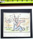 Popeye Sailor 1960 Barbecue For Two Original Production Cel Drawing Storyboard