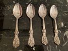 Reed barton Francis I Sterling Silver 4 Dessert oval Soup Spoon 7 1 4 flatware