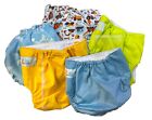 Baby Reusable  Washable Adjustable Cloth Diaper 5 Pack