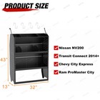 32 x43 x13  Van Shelving For Transit Connect  Nv200  City Express  Promastercity