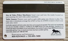 Mgm Grand Casino Las Vegas Directors Hologram Slot Card