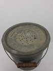 Falls City  Minnow Pail Galvanized Metal Oval Bait Bucket Two Piece Working Lid