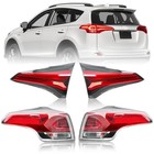 Led Tail Light Assembly Compatible With 2016-2018 Toyota Rav4 left Driver Side O