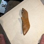 Vintage Cobblers Solid Wood   Metal Shoe Form Mold Sterling 1957 High Heel 8 5aa