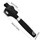 Manual Can Opener Side Cut Safety Easy Grip Kitchen Tool For Cans Lid
