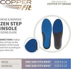 Copper Fit Men s Zen Step Comfort Insole  Size 8-14_parent