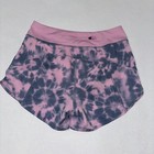 Athleta Girl Run The World 3  Shorts Size L   12 Tie Dye Pocket Attached Briefs
