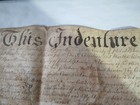 Edward Shippen Signed Indenture Document 1751 Phila  Fr  Of Peggy Shippen Arnold