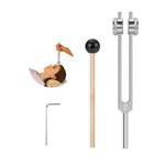 Om 136 1hz Weighted Tuning Fork With Reflex Hammer For Healing Chakra