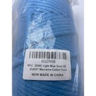 Zuext Light Blue Cotton Cord Macrame Kit W  Wooden Ring   Beads Crafts Purses