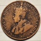1924 5 Cents Mauritius Coin