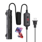 25w Mini Aquarium Heater For 1-6 Gallon Tanks  Adjustable Submersible Fish Heate
