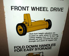 Bolens - Lawn Mower Shop Sign - Big   Old   Vintage   Original Front Wheel Drive