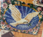J P Coats Clark Peace Dove Latch Hook Rug Kit 27 X 20   25058 Vintage New Sealed