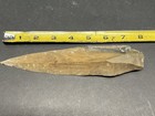 Authentic Mayan Uniface Paleo Flint Spear  Blade Precolumbian Artifact Relic