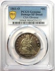 1861-o Csa Obverse Seated Liberty Half Dollar 50c Fs-401 Wb-102 - Pcgs Xf Detail