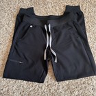 Figs Technical Collection Jogger Pants - Black - Women   s - Sz Small