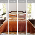 Quilt Set Full queen Size 3 Piece Bedspread Coverlet Lightweight Comforter Micro