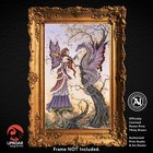 The Dragon Charmer By Amy Brown 18x24 Inch Purple Dragon Fairy Art Poster Print