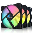 15pack 120mm Argb Fans Up To 1600 Rpm Computer Case Color 4pin Pwm Gaming Pc Fan