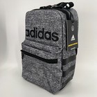 Adidas Santiago 2 Lunch Bag Insulated Top Handle Jersey Onyx Gray Black Boys